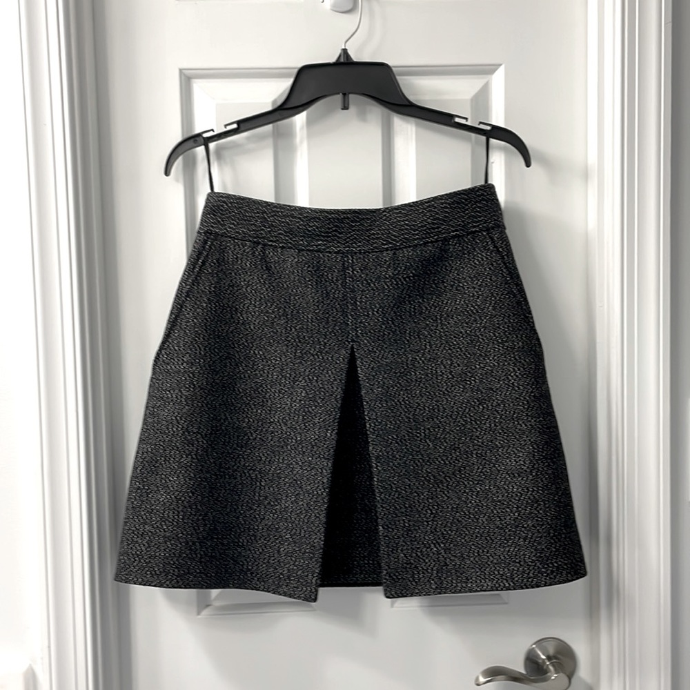 COS Pleated A-line Wool-Cashmere Mini Skirt